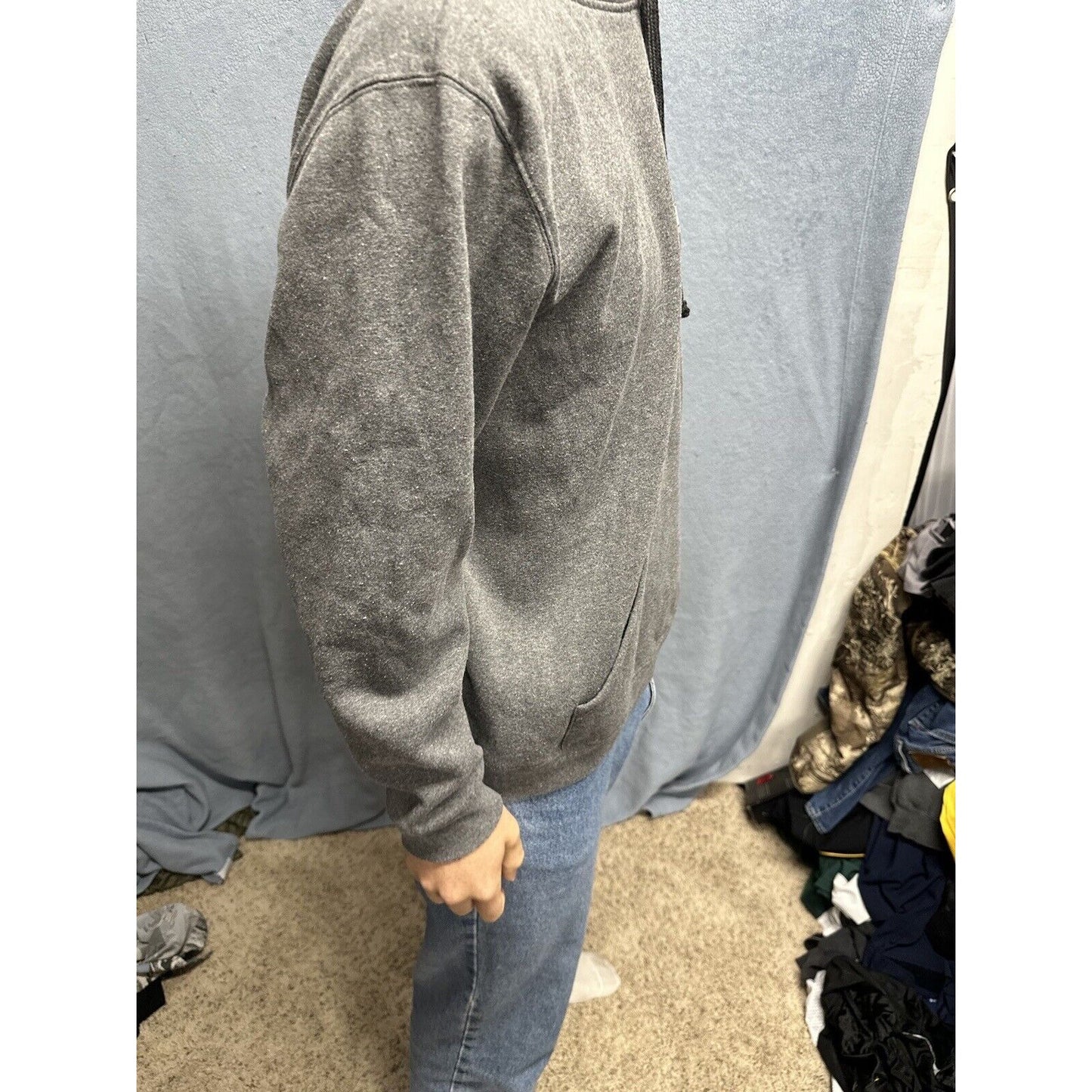 Men’s Gray XL Hoodie Pullover Lone Rock Great Sand Dunes National Park Colorado