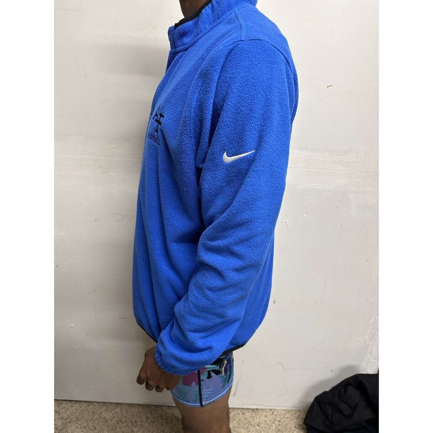 Men’s Air Force Baseball Blue Long Sleeve Large Nike Fleece Jacket