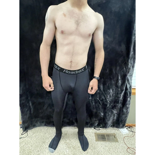 Men’s Roacbox Black Medium Base Layer Leggings Pants