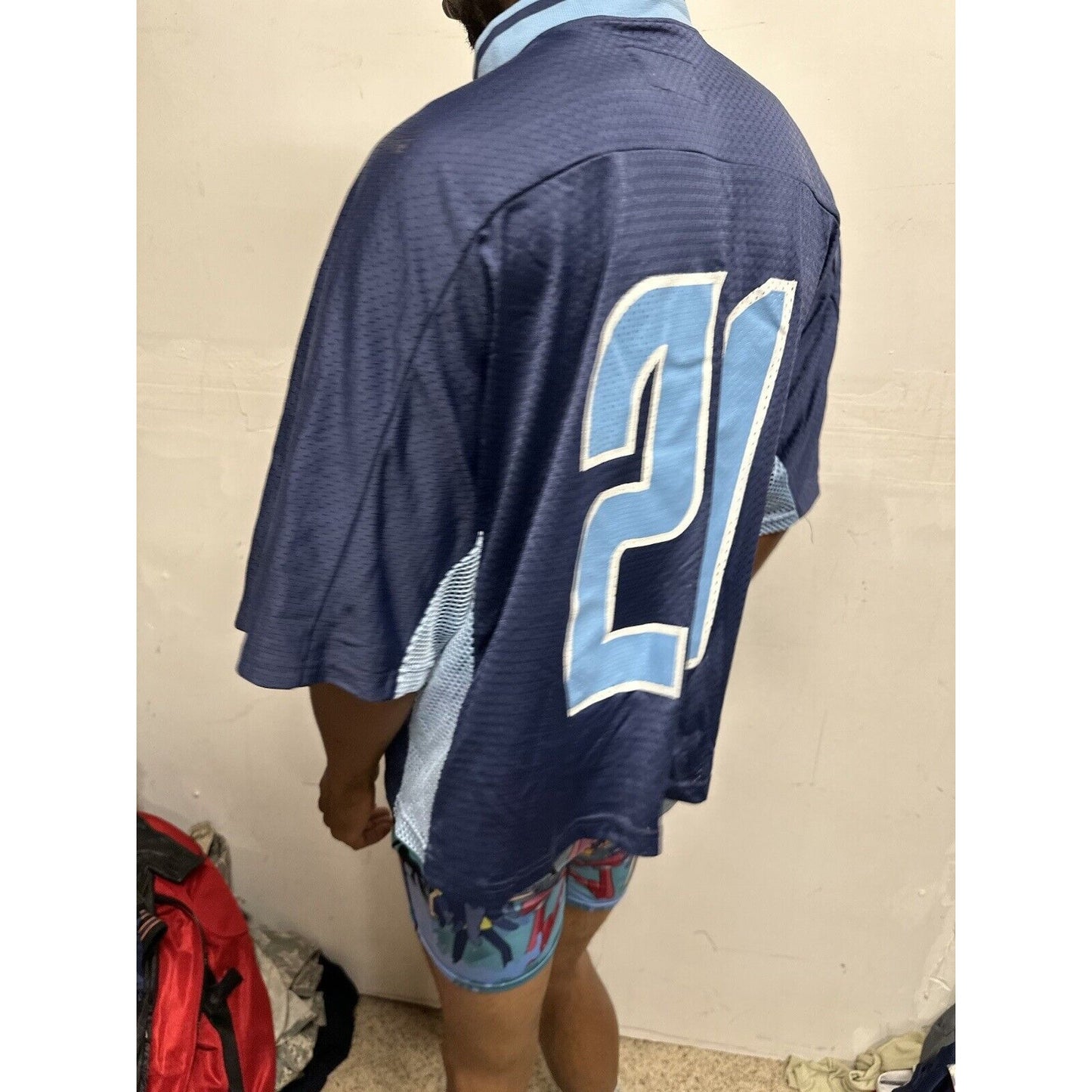 Men’s Otay Ranch Football Warrior XL Blue Football Jersey