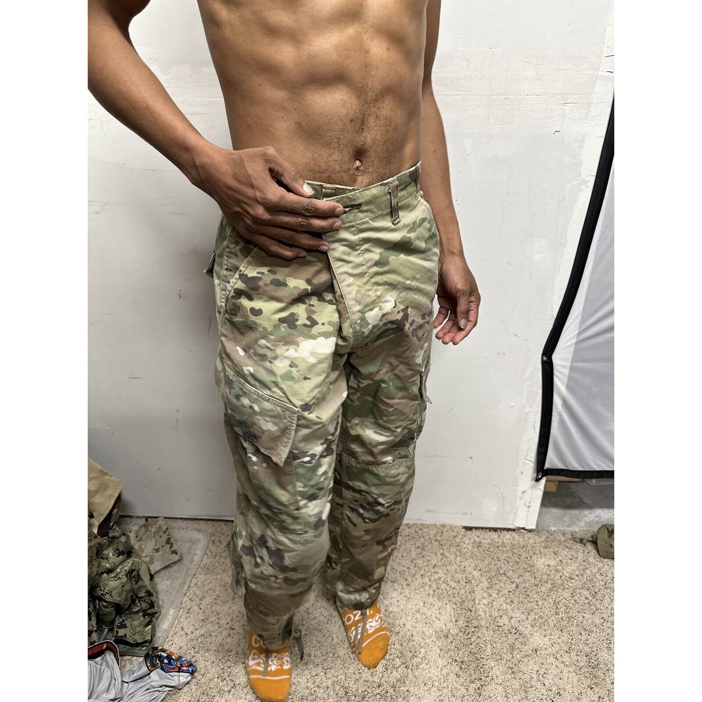 Men’s Ocp Medium Regular Army Air Force Pants Worn Area