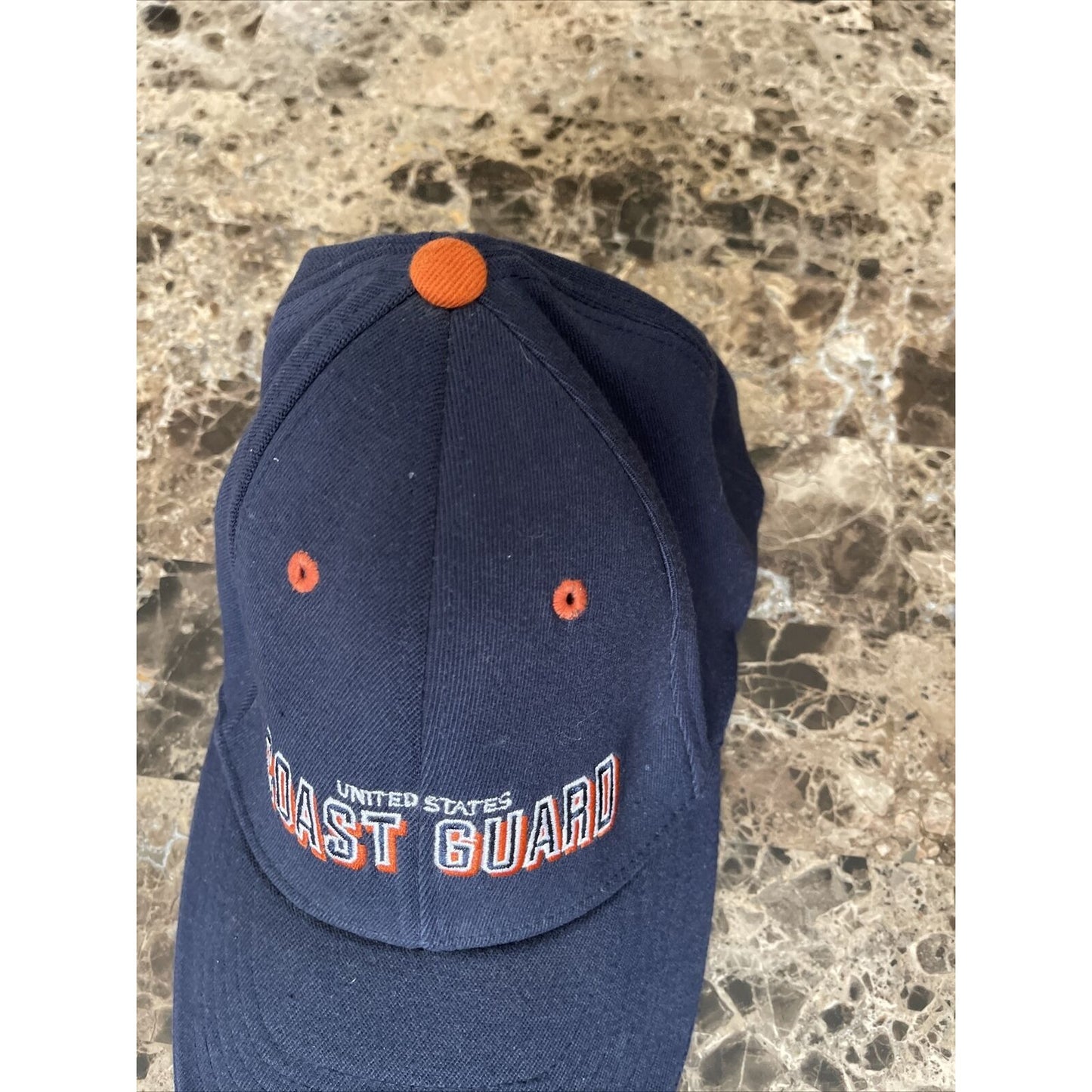navy blue men’s united states coast guard ballcap hat oarsman 913