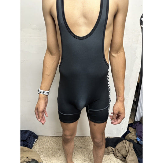 Men’s Tauwell Size Medium Wrestling Singlet Black