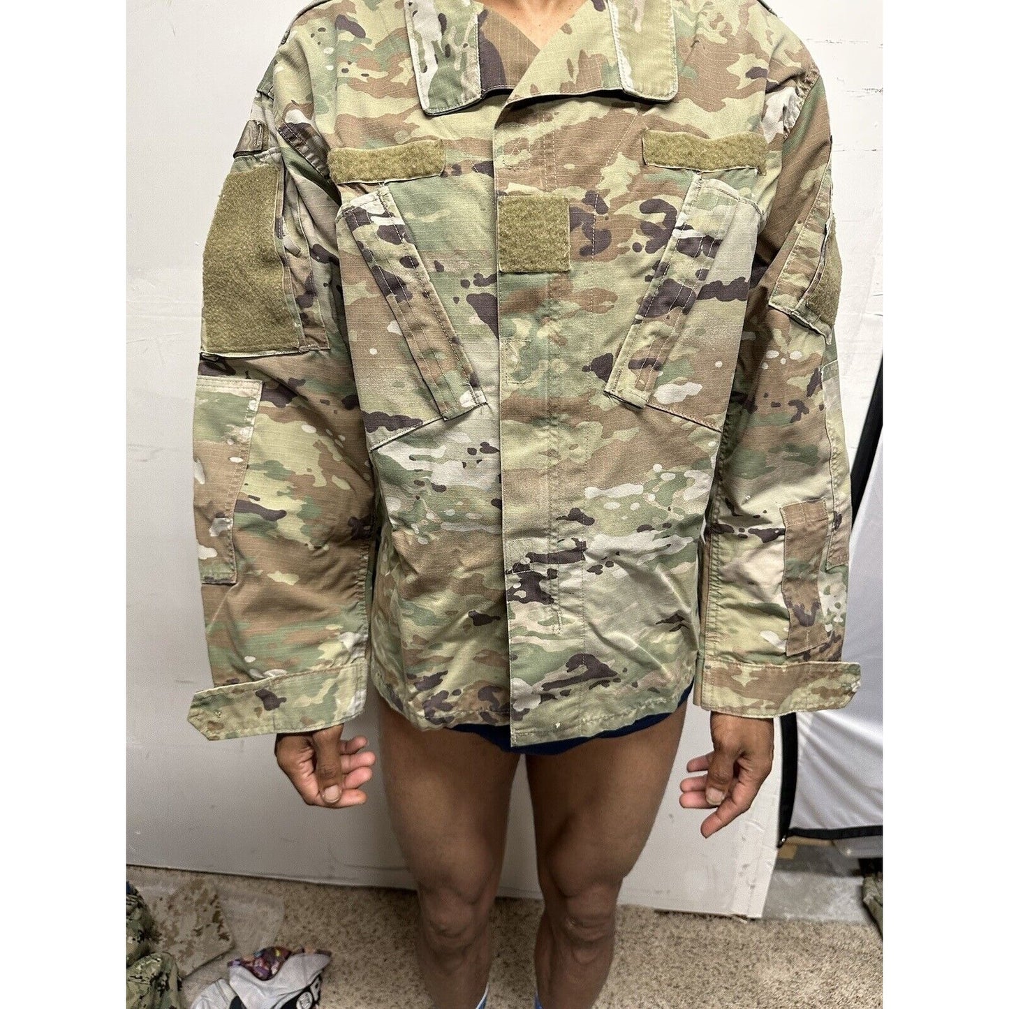Men’s Ocp Army Air Force Top Blouse Coat Large Short
