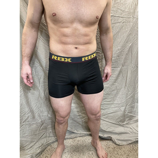 men's RBX Active black compression shorts Large