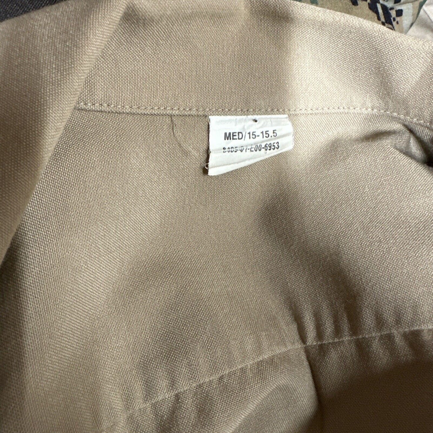 Men’s Medium Usmc Marine Button Up Uniform Shirt