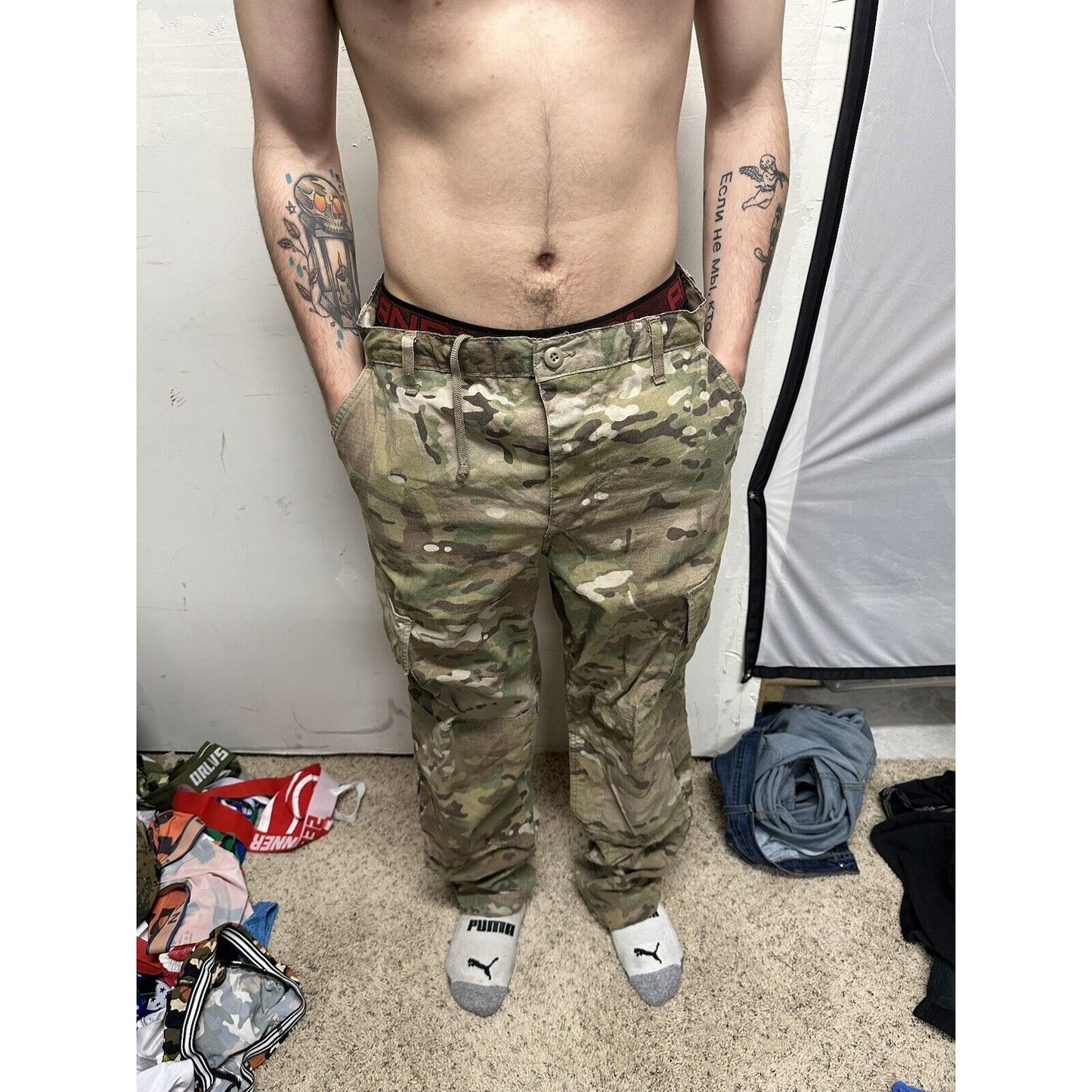Men’s Army Air Force Ocp Pants Trousers Flame Resistant Medium Regular