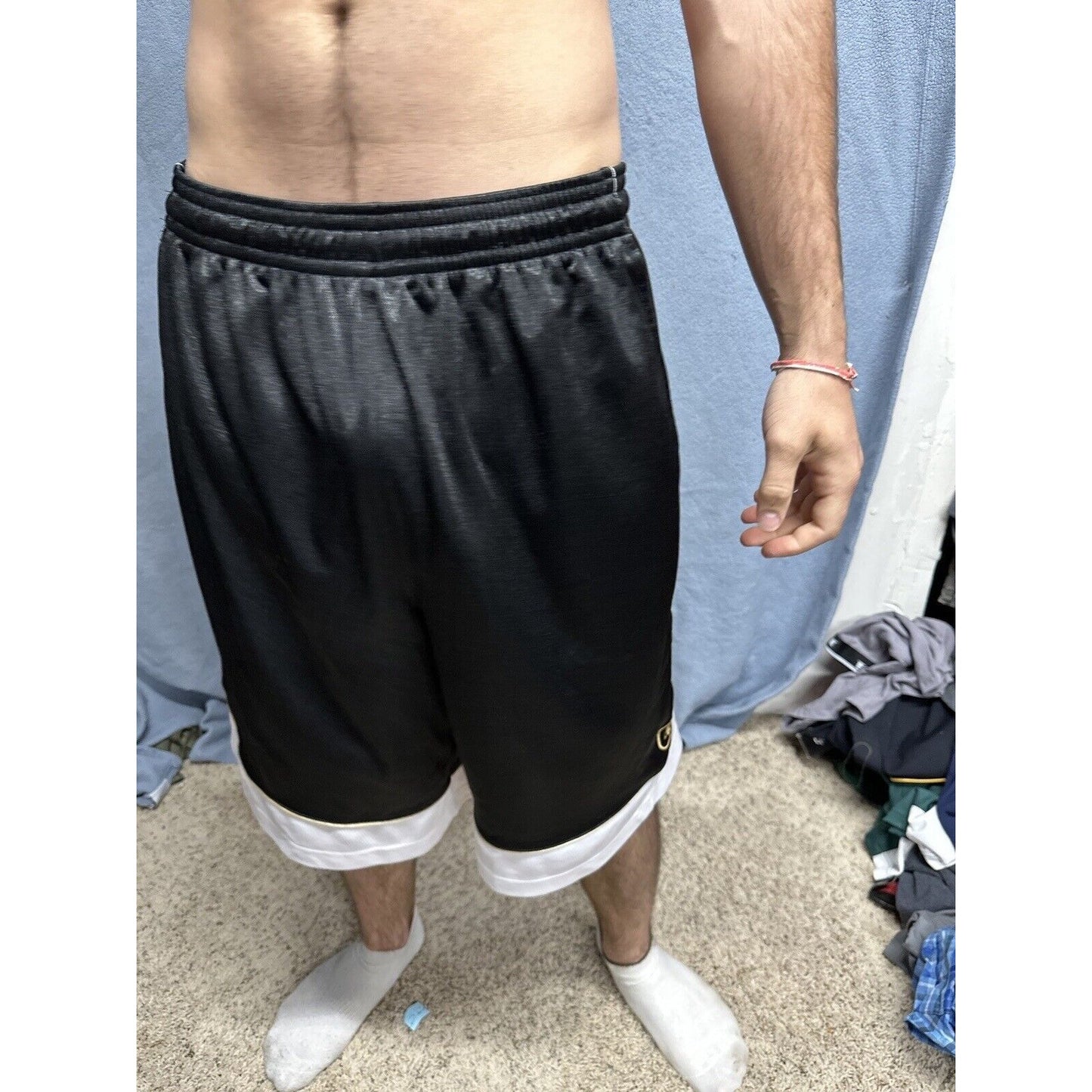 Men’s XL AND1 Black And White Athletic Shorts With Pockets