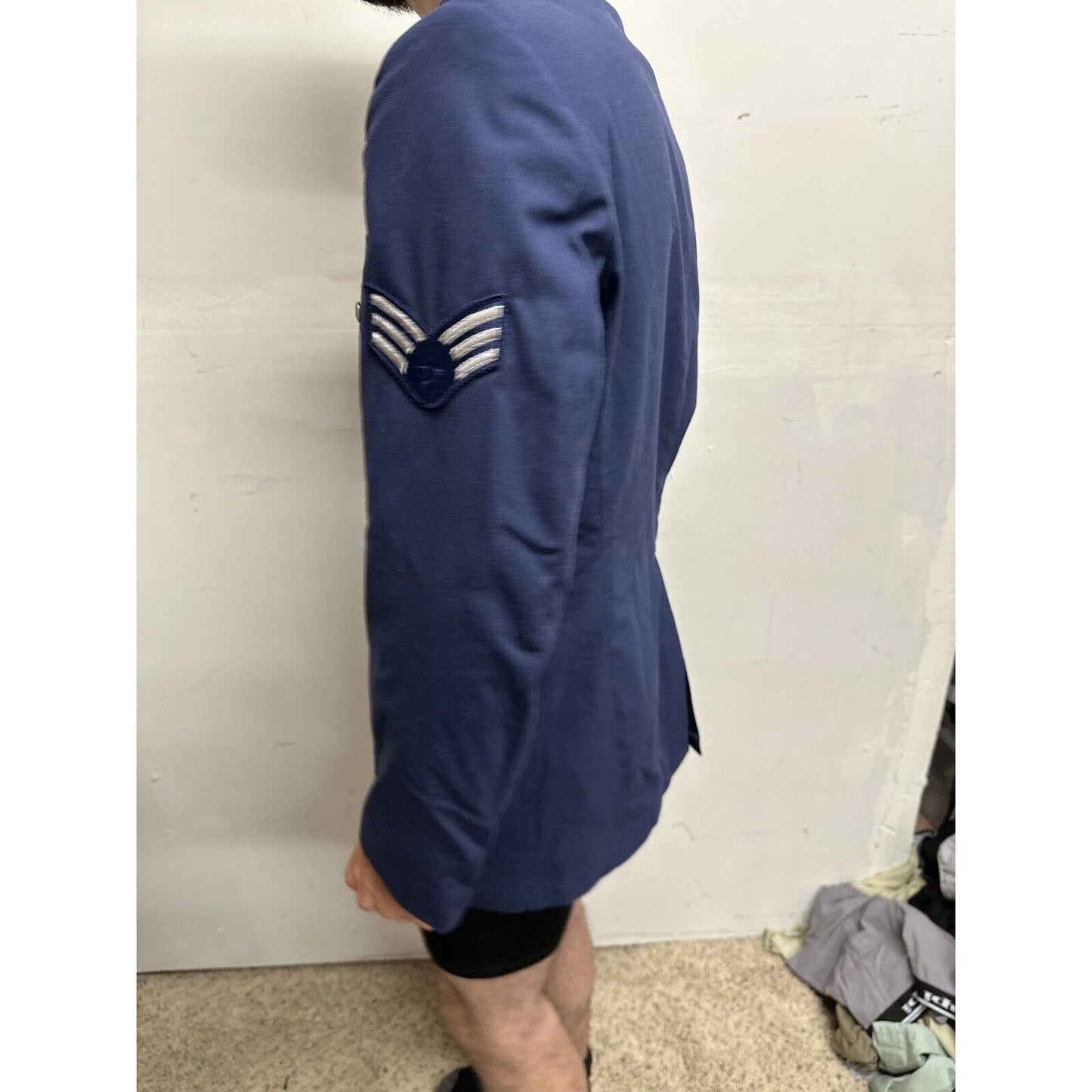 Men’s 40R USAF Air Force Service Coat Navy Blue Uniform