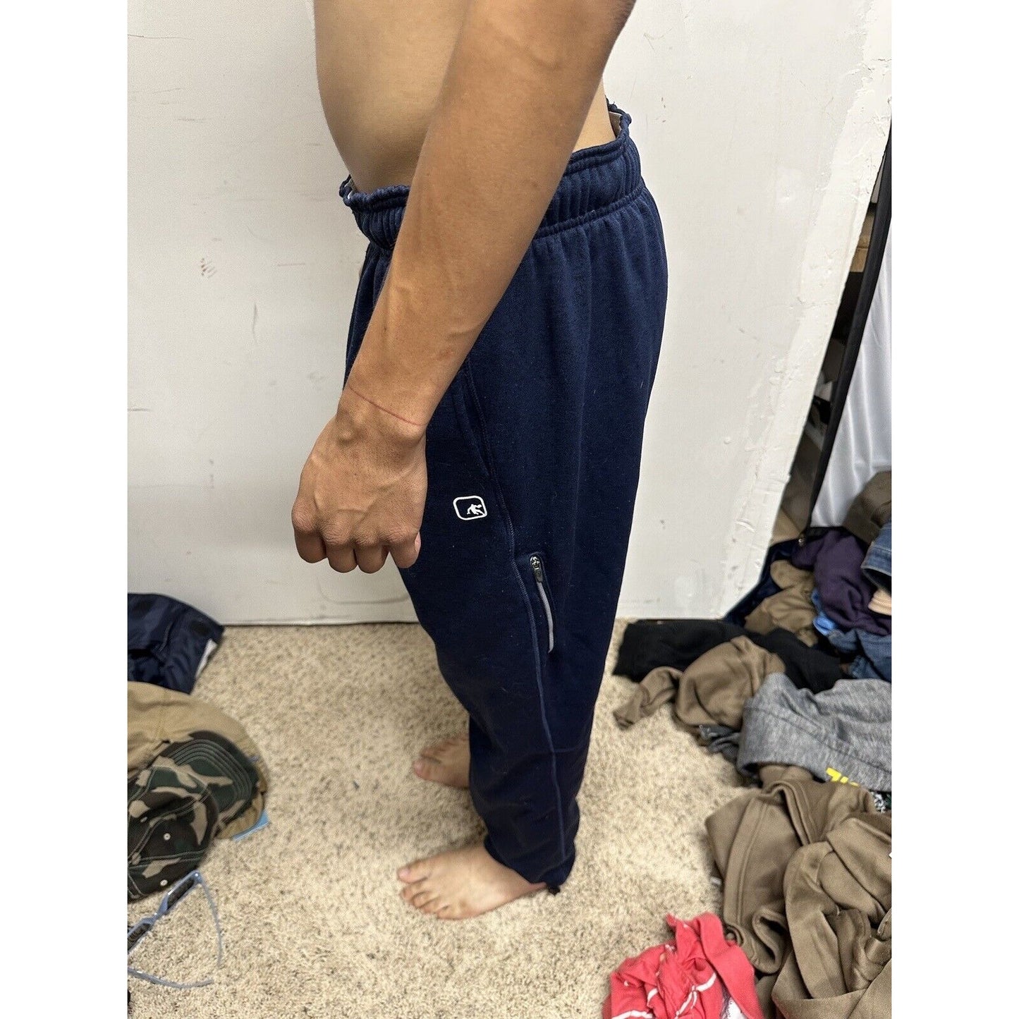 Men’s AND1 Dark Blue Medium Sweat Pants Polyester