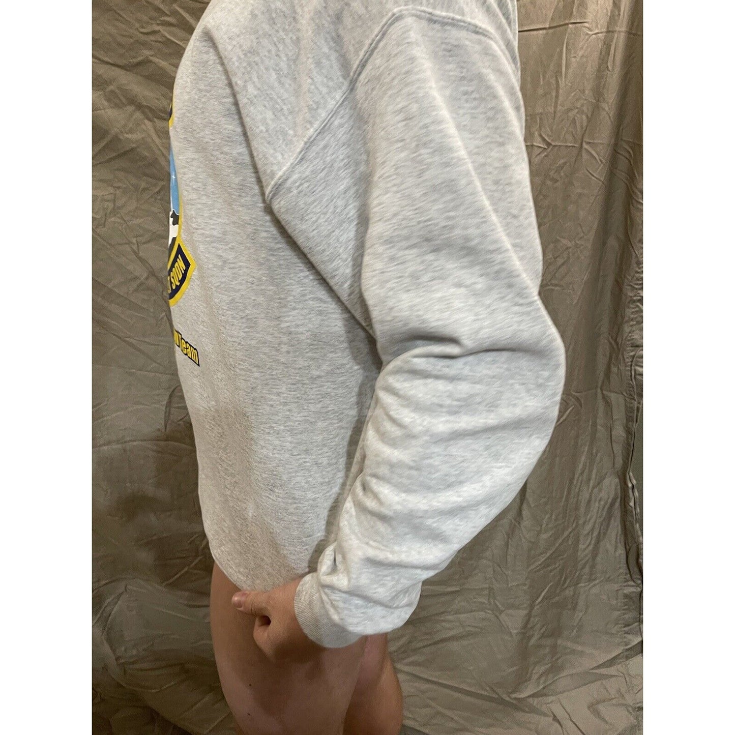 Men's Gray XL Air Academy cadet sweatshirt pullover