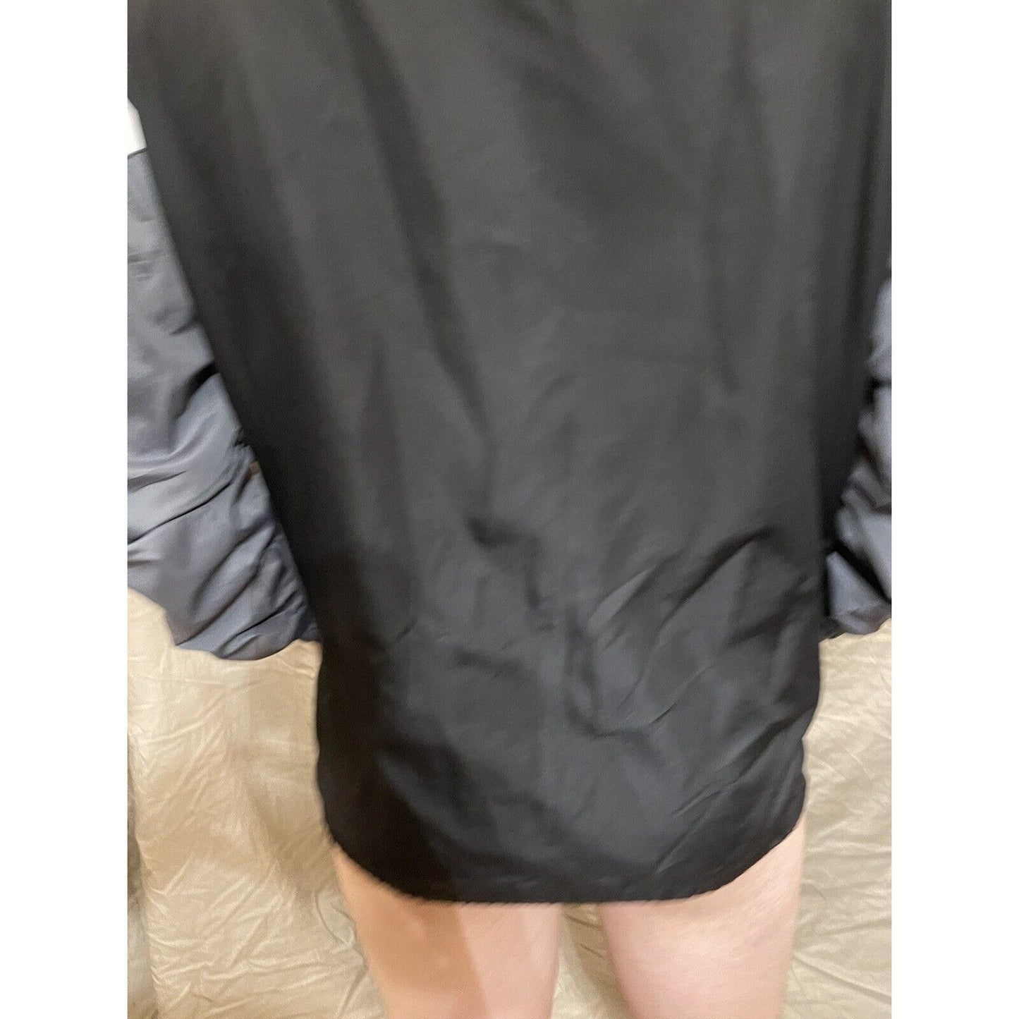 Men's SI NFL Team Reebok full zip atlanta falcons black windbreaker jacket XL