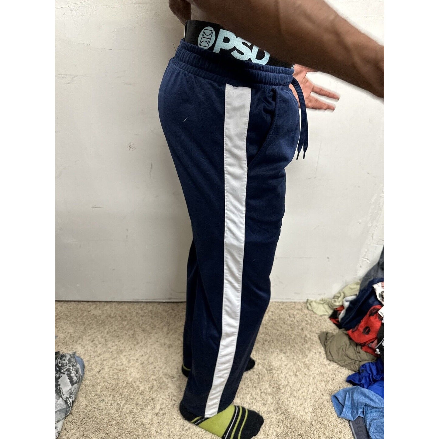 Men’s Blue Mighty Fine XS Nasa Sweat Pants