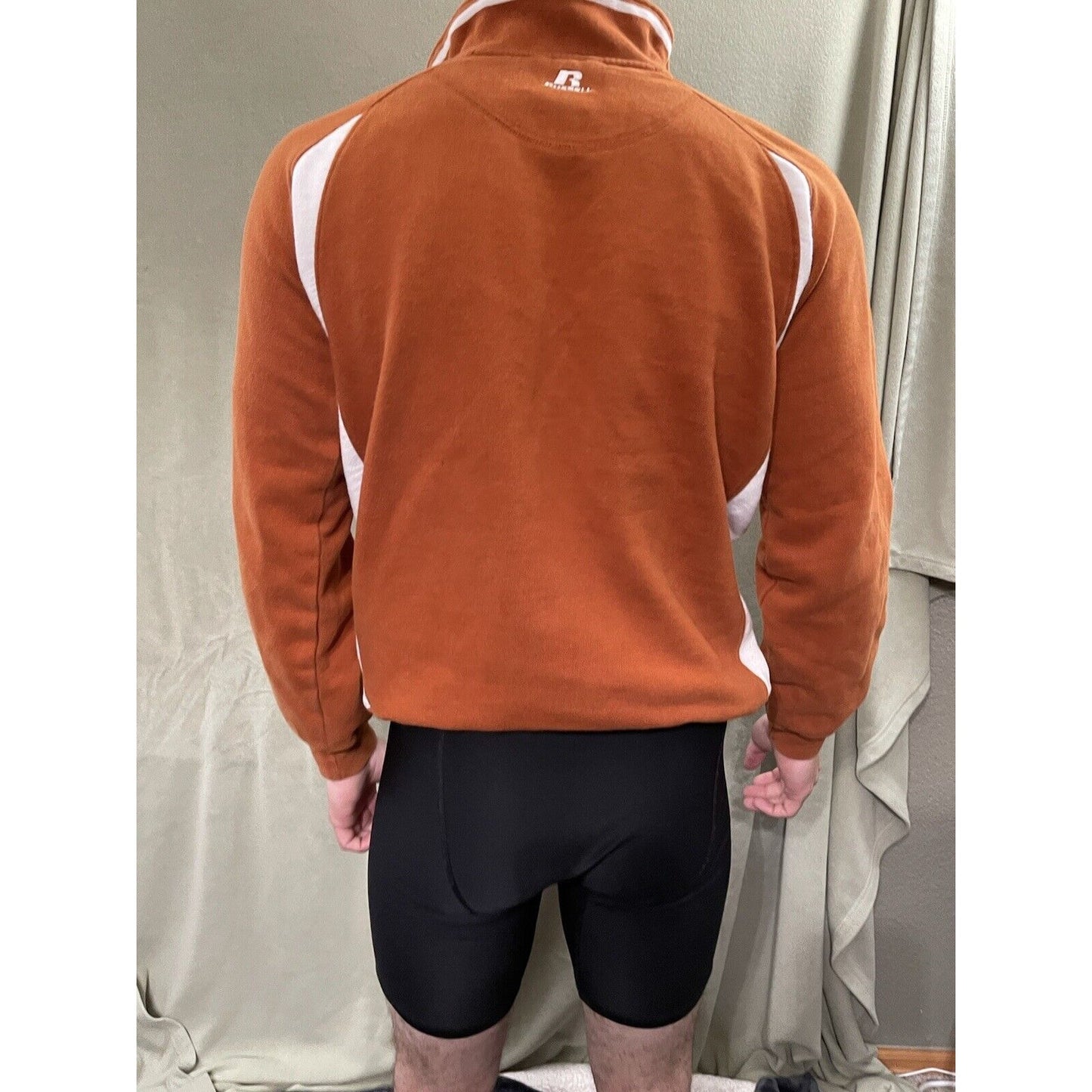 Russell Athletic Team Issue Small 1/4 Zip Harmony Longhorns